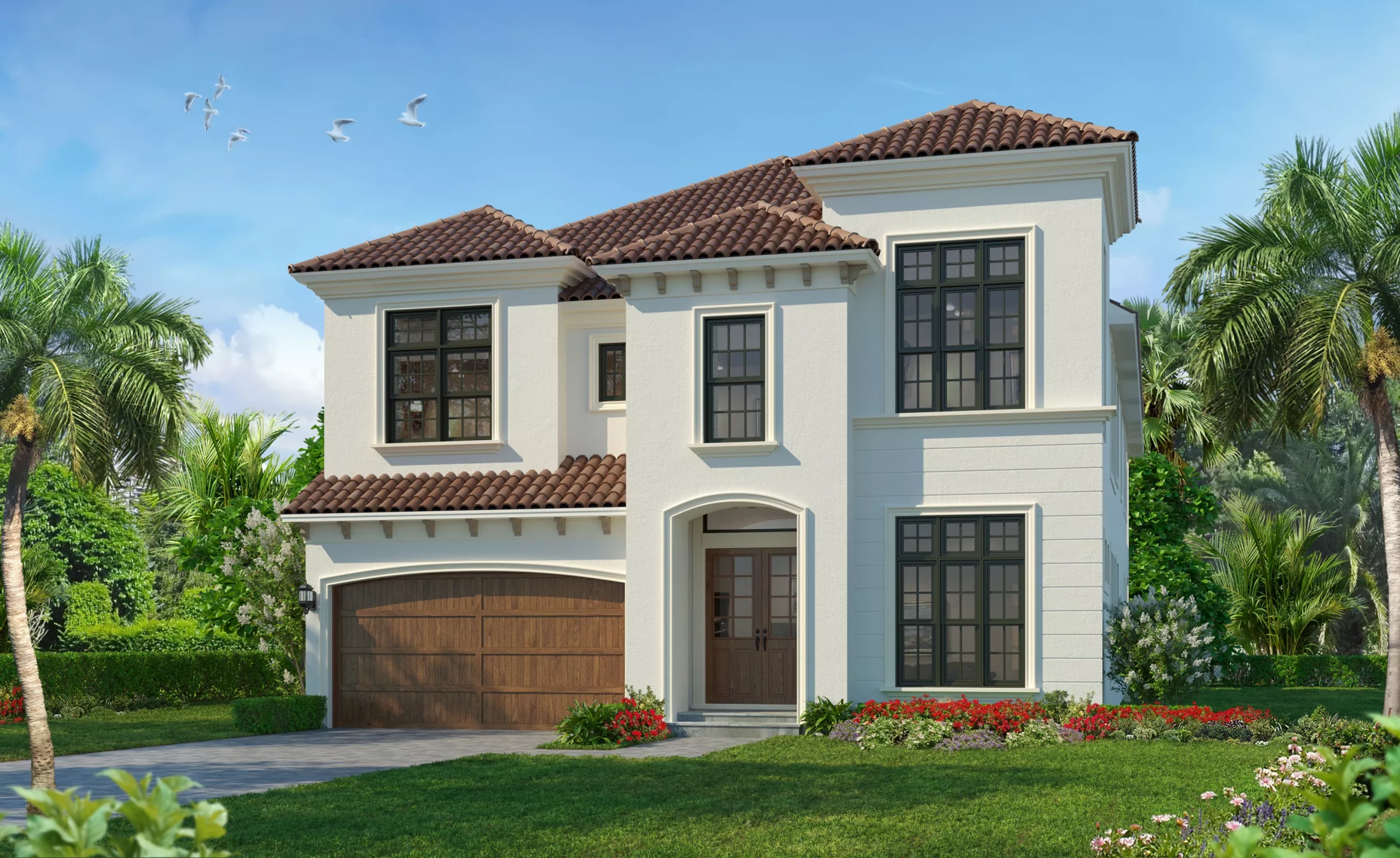 Mediterranean custom home at The Conservatory at Hammock Beach Palm Coast FL