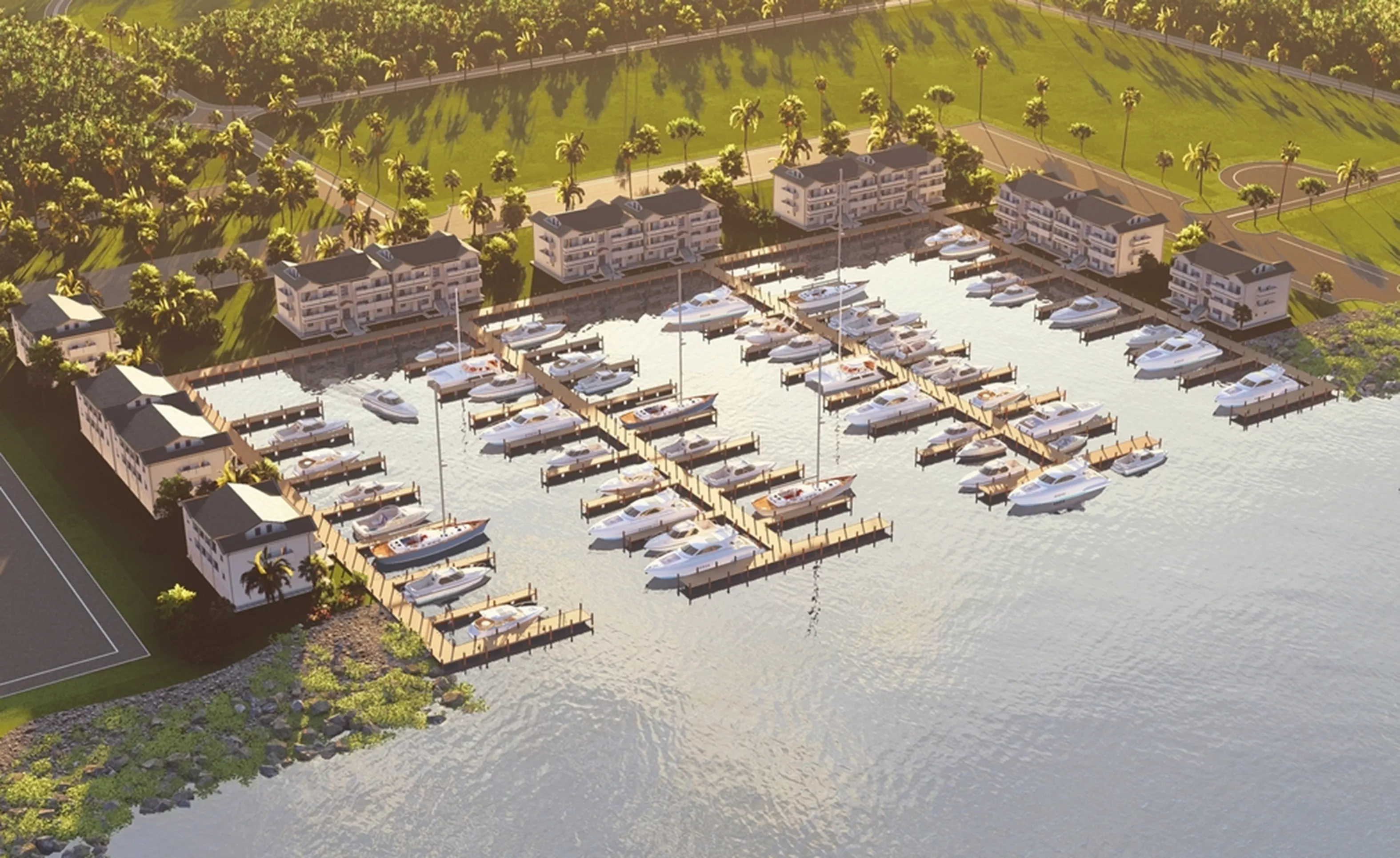 Veranda Bay Marina Rendering