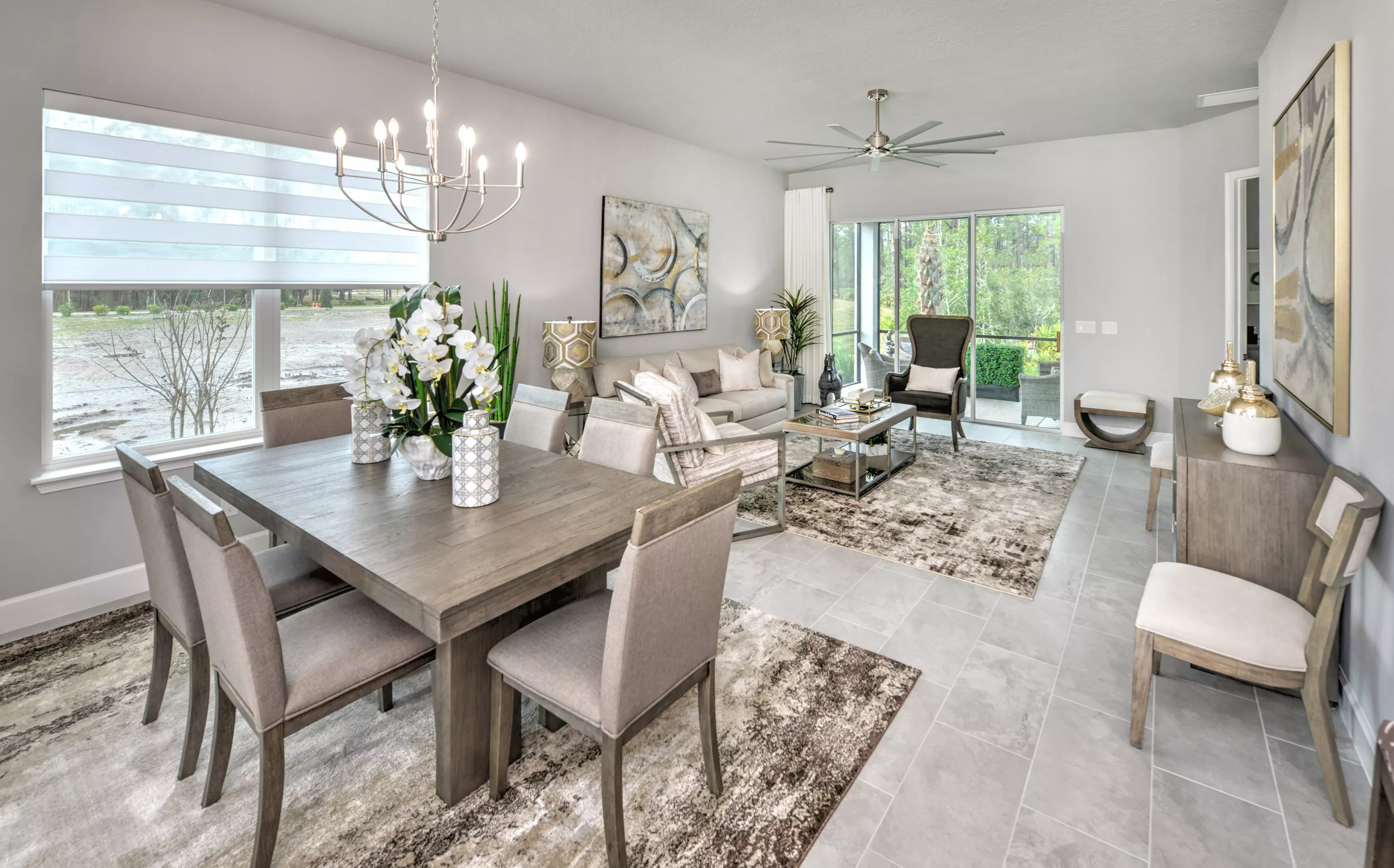 Spruce Lake Townhomes - Arbor II Model Dining Room