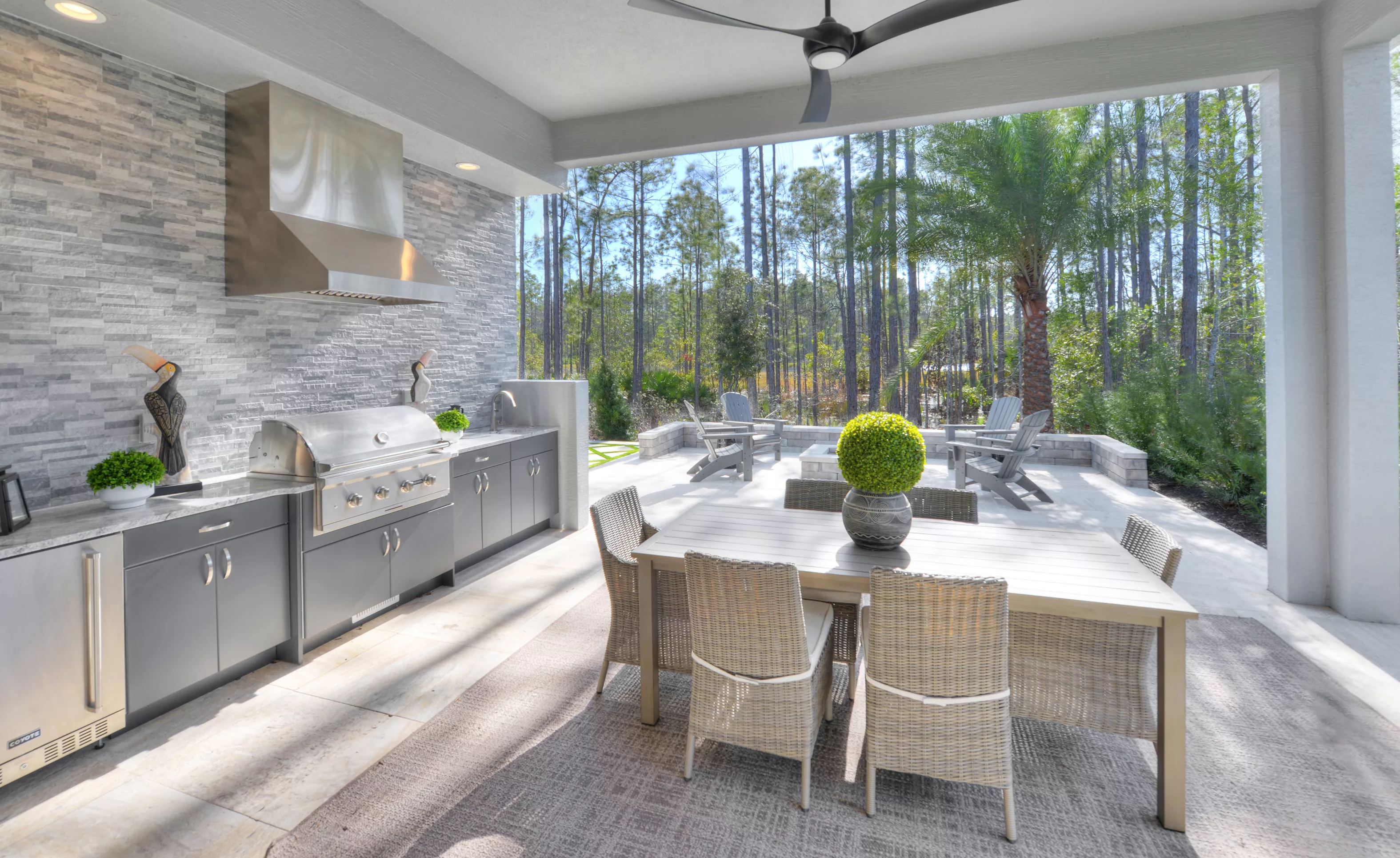 Spruce Lake Single Family Homes - Serena II Model Covered Lanai