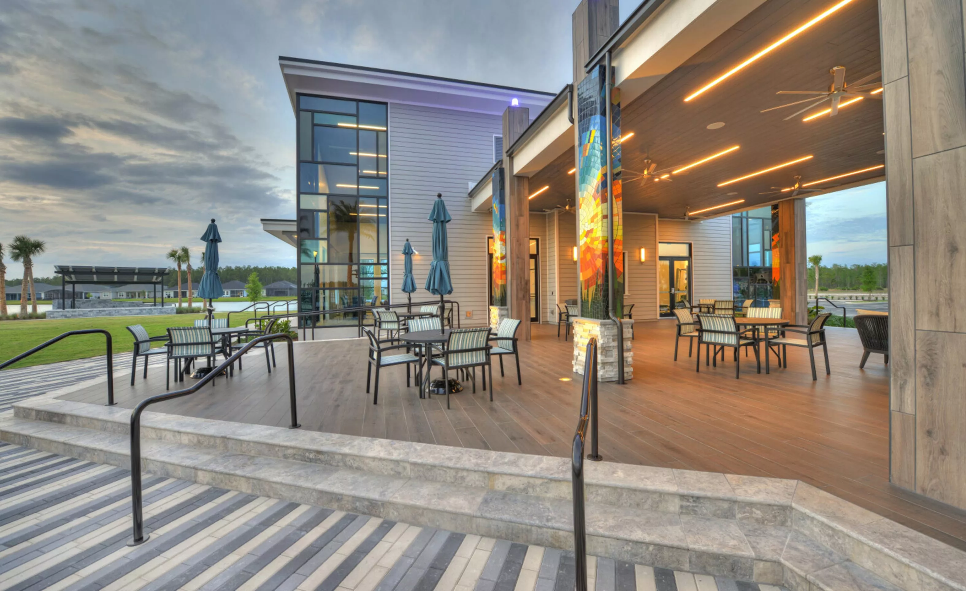 Club Mosaic Outdoor Seating