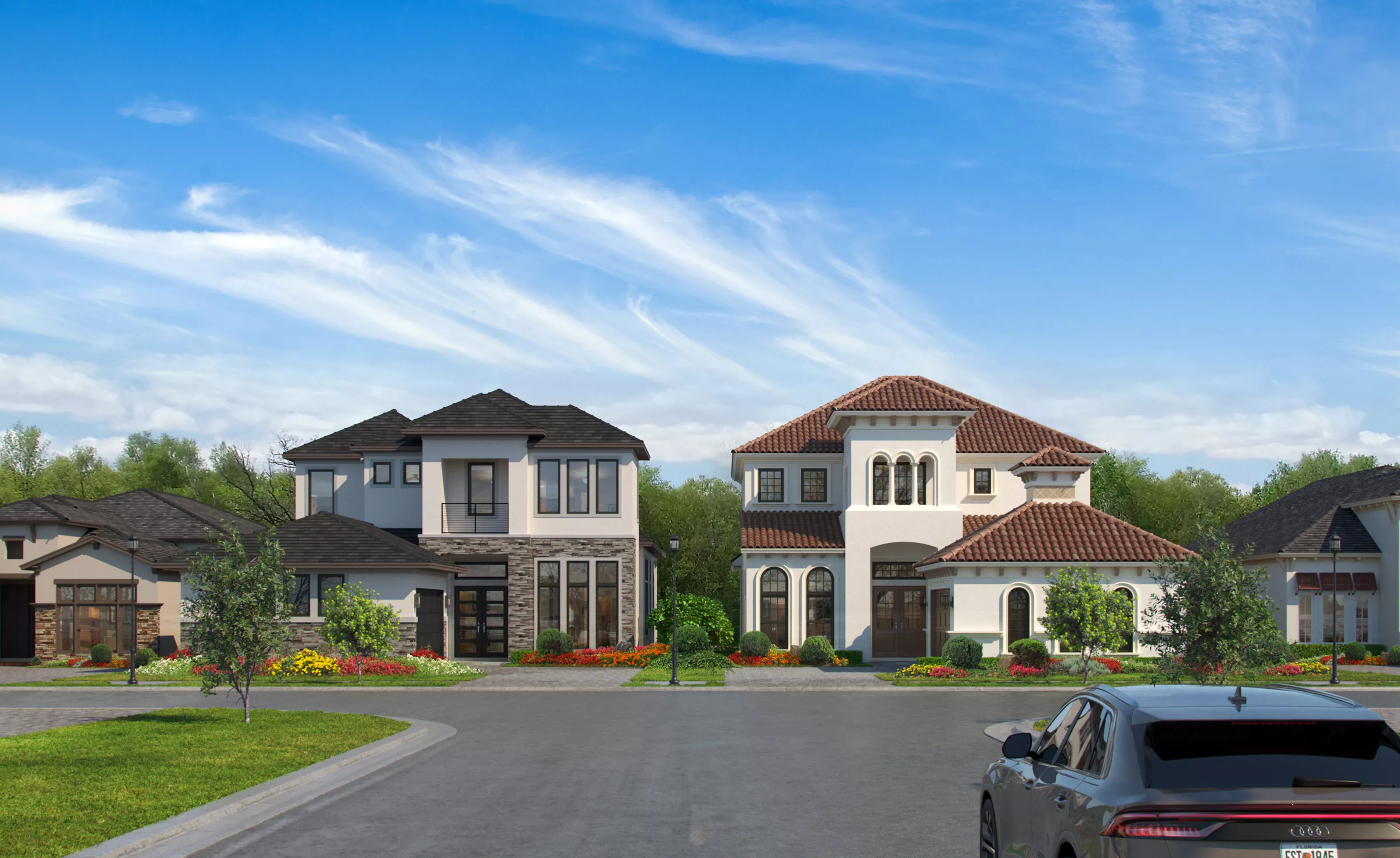 Oasis at Hammock Dunes - Streetscape Rendering