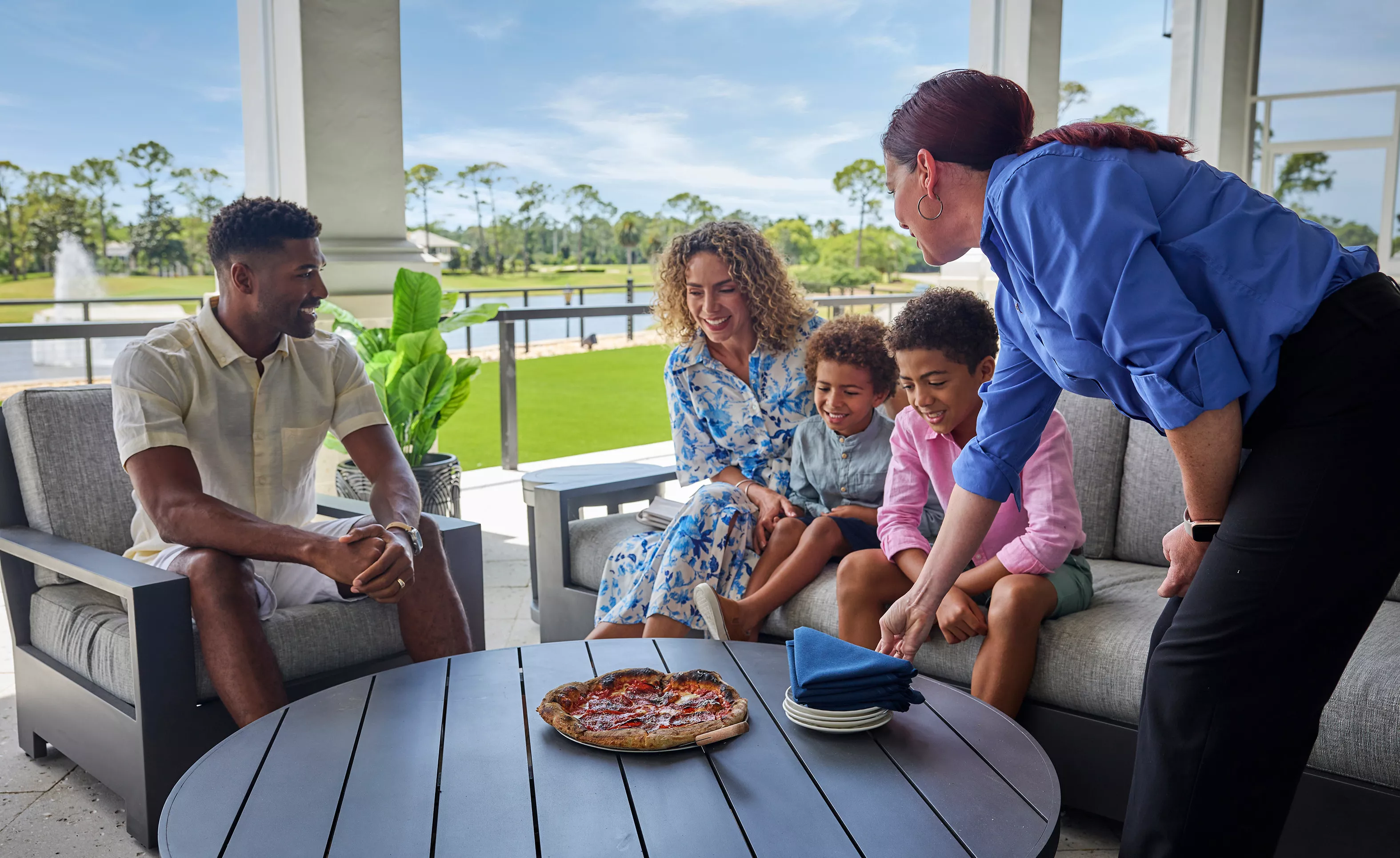 The Founders Club Patio at Plantation Bay