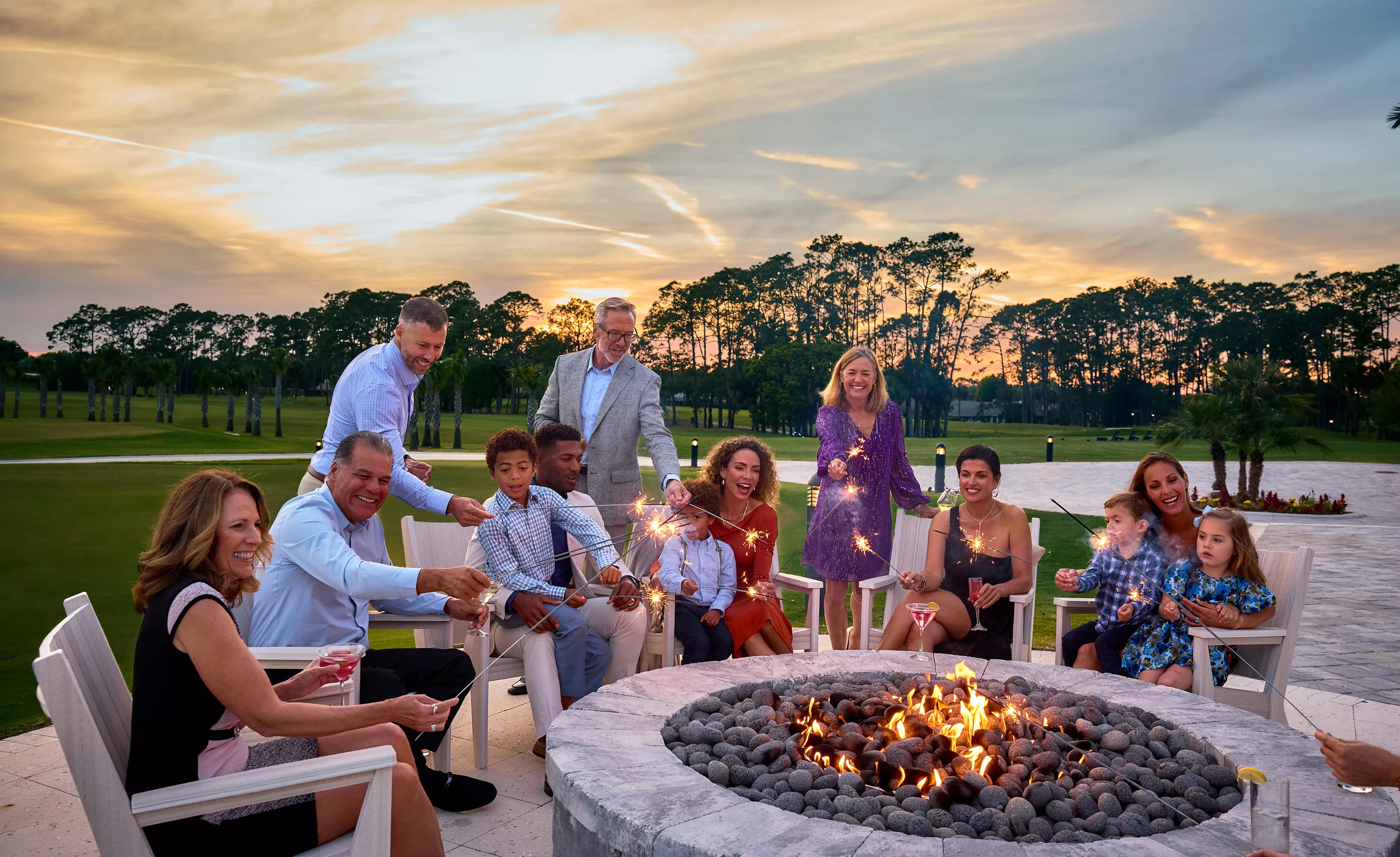 The Fire Pit at The Founders Club at Plantation Bay