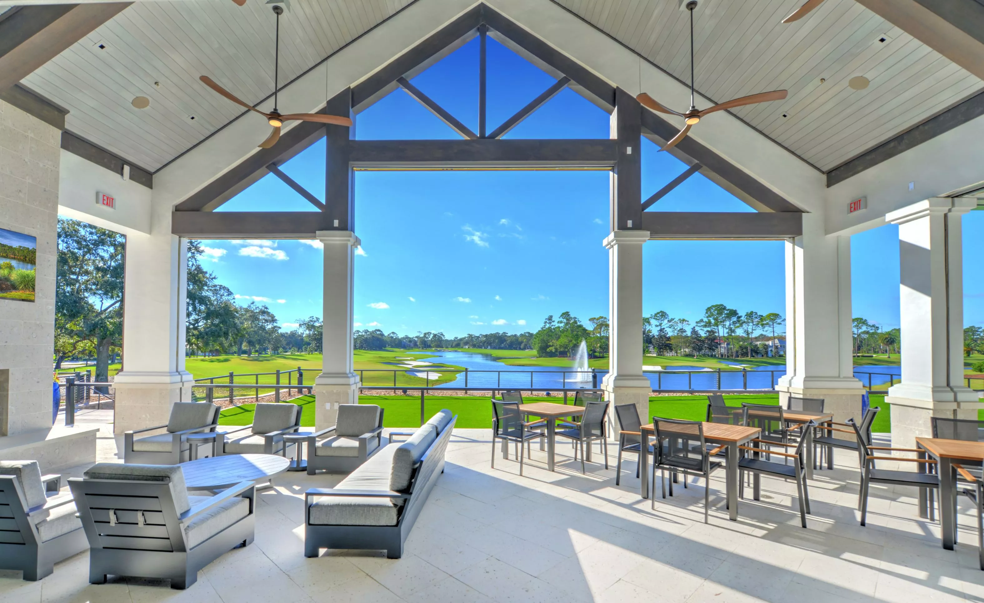 The Founders Club Patio at Plantation Bay