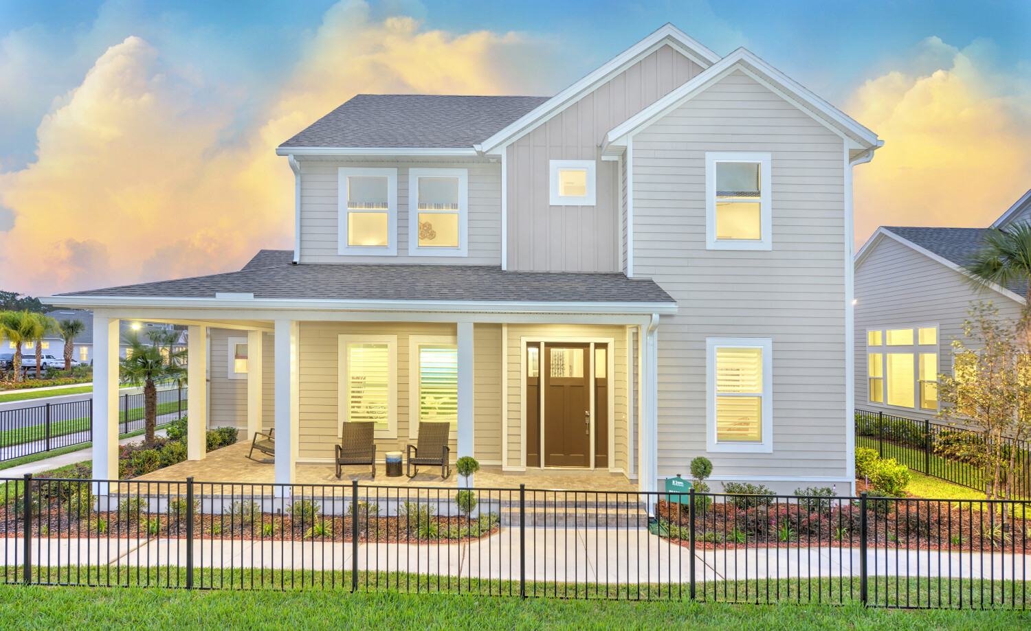 The Braddock Model Home at Seven Pines on a Elite Serie