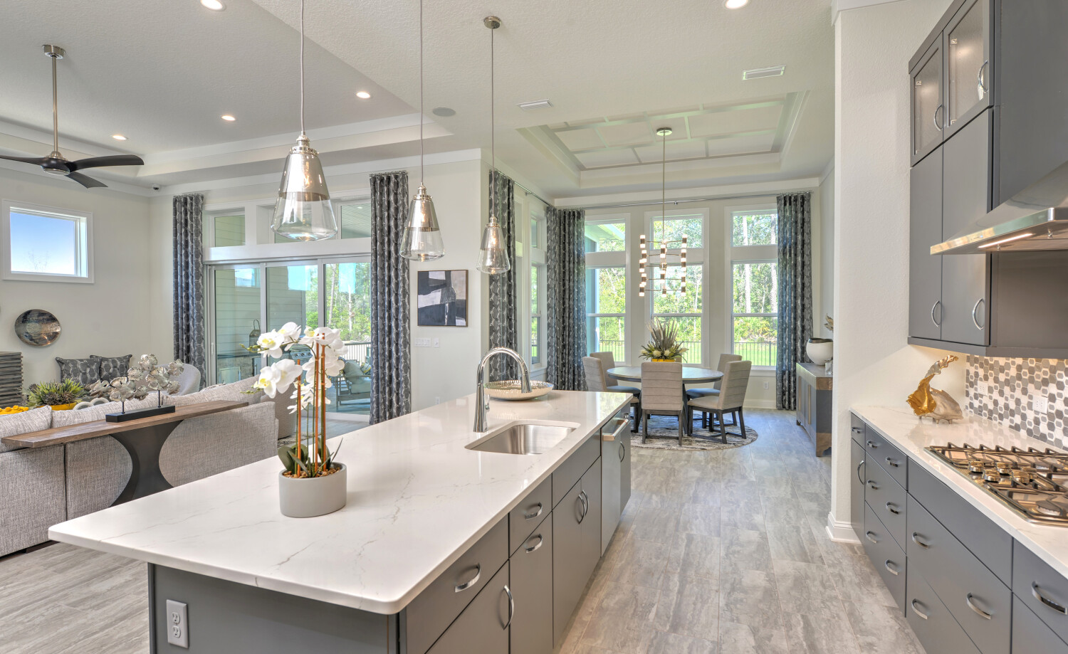 The Davenport Model Home at Seven Pines on a Elite Serie