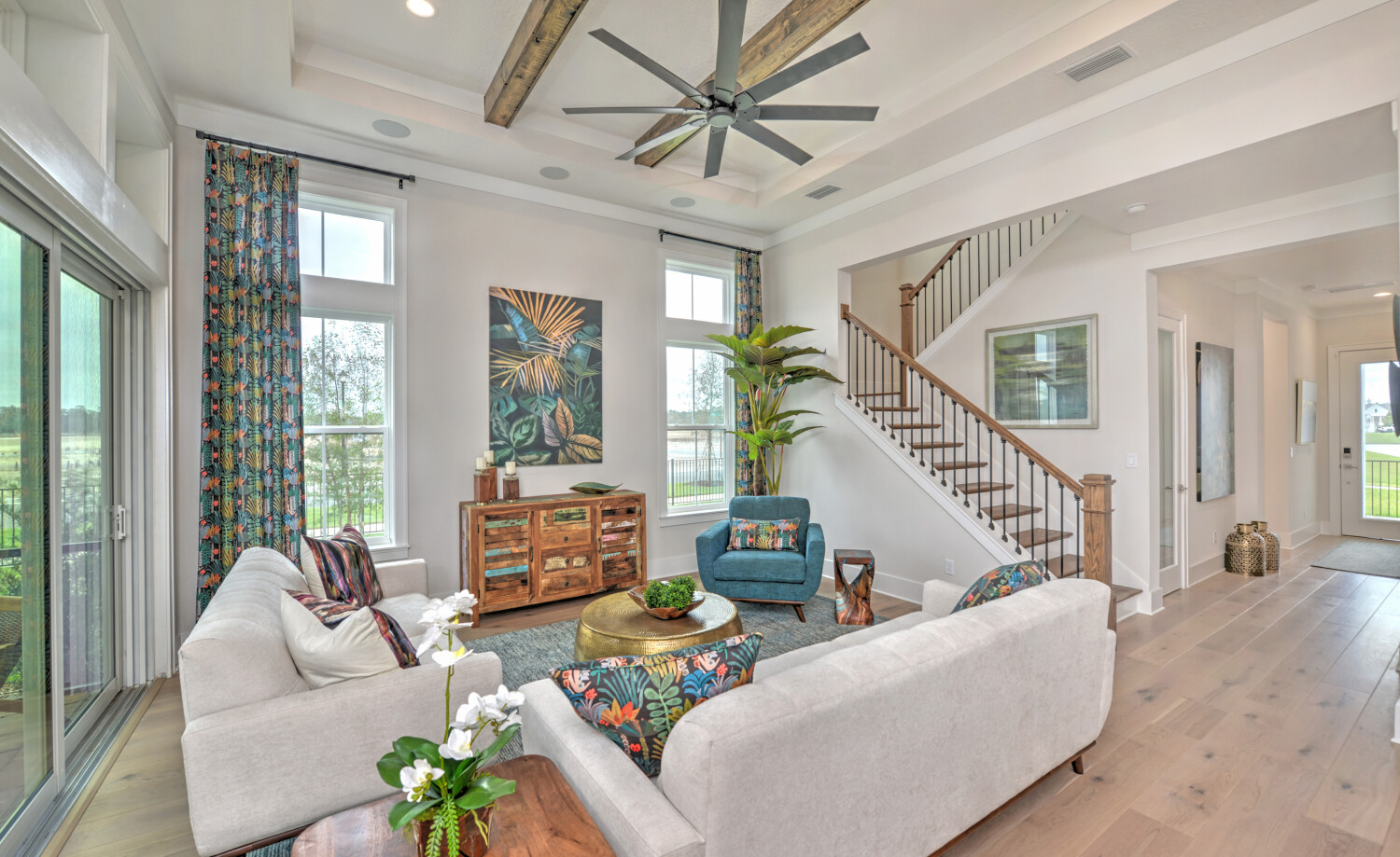 The East Port Model Home at Seven Pines on a Heritage Serie