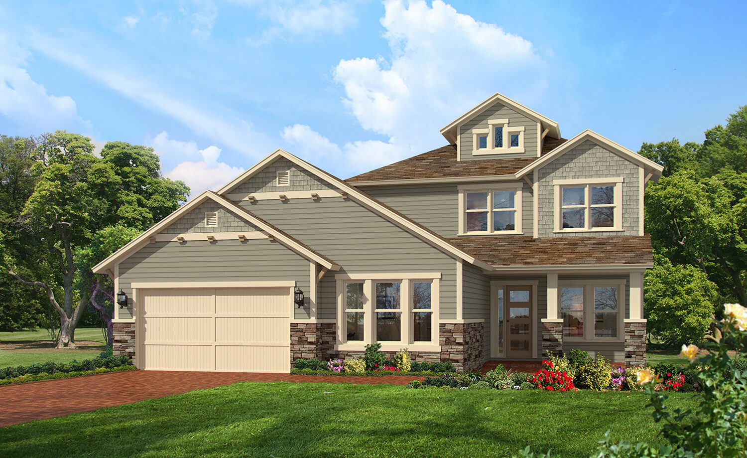 The La Mirada Custom Build Home on a Elite Serie at Middlebourne