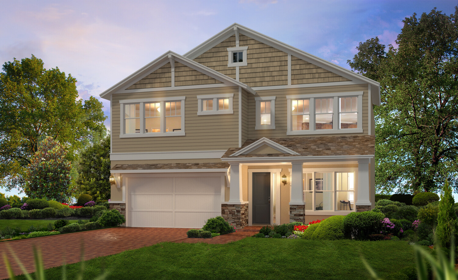 The Lakewood Custom Build Home on a Cottage Serie at Woodhaven